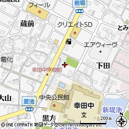 愛知県額田郡幸田町菱池下田99周辺の地図