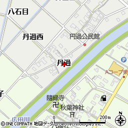愛知県西尾市下永良町丹過周辺の地図