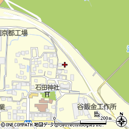 京都府八幡市上津屋里垣内102周辺の地図
