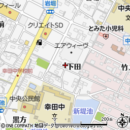 愛知県額田郡幸田町菱池下田60周辺の地図