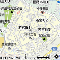 愛知県碧南市若宮町周辺の地図