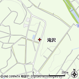 愛知県新城市一鍬田滝沢周辺の地図