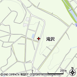 愛知県新城市一鍬田（滝沢）周辺の地図