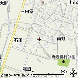 愛知県額田郡幸田町野場南野68周辺の地図