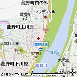 兵庫県たつの市龍野町旭町周辺の地図