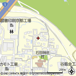 京都府八幡市上津屋里垣内90周辺の地図