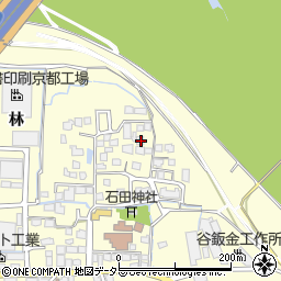 京都府八幡市上津屋里垣内98周辺の地図