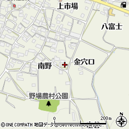 愛知県額田郡幸田町野場南野46周辺の地図