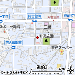 三重県鈴鹿市阿古曽町26-26周辺の地図