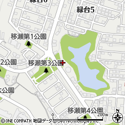 緑台公園周辺の地図