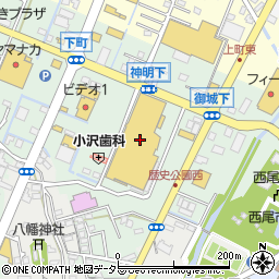 三洋堂書店　シャオ西尾店周辺の地図