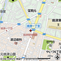 静岡新聞社ＳＢＳ静岡放送焼津支局周辺の地図