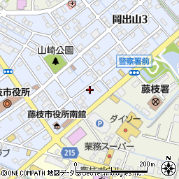有限会社佐野石材　藤枝展示場周辺の地図