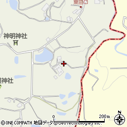兵庫県三木市吉川町東田834周辺の地図