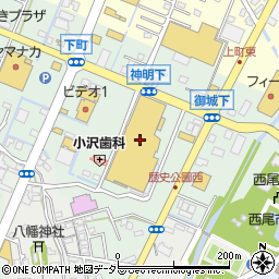 愛知銀行おしろタウン・シャオ ＡＴＭ周辺の地図
