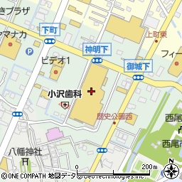 名古屋銀行おしろタウンシャオ ＡＴＭ周辺の地図