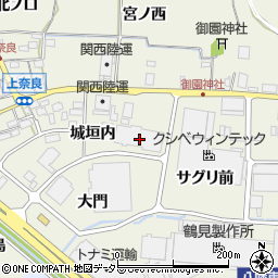 京都府八幡市上奈良城垣内42周辺の地図