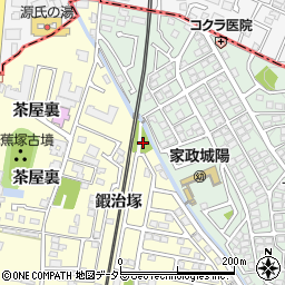 鍜治塚第1児童公園周辺の地図