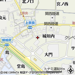 京都府八幡市上奈良城垣内41-5周辺の地図