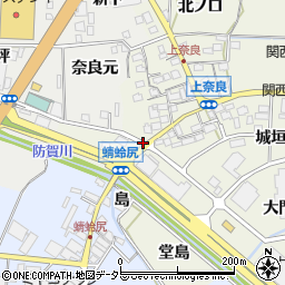 上奈良南ノ口周辺の地図