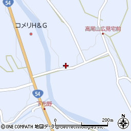 広島県三次市布野町下布野1282周辺の地図