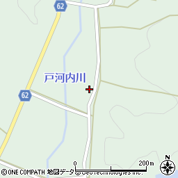 広島県三次市布野町戸河内394-1周辺の地図