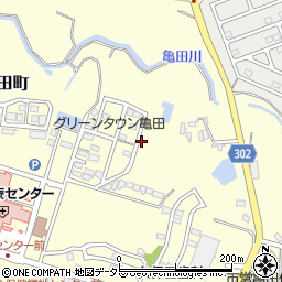 三重県亀山市亀田町454周辺の地図