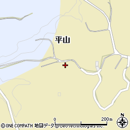 岡山県赤磐市平山周辺の地図