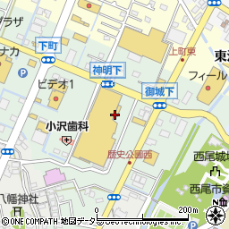 ＪＵＤＹ　シャオ店周辺の地図