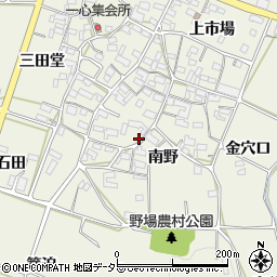 愛知県額田郡幸田町野場南野18周辺の地図