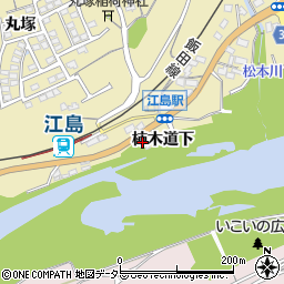 愛知県豊川市東上町柿木道下周辺の地図