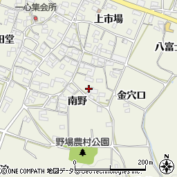 愛知県額田郡幸田町野場南野33周辺の地図
