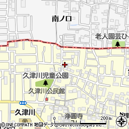 京都府城陽市平川野原34-15周辺の地図