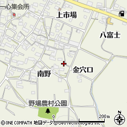 愛知県額田郡幸田町野場南野39周辺の地図