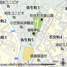 棚尾神社周辺の地図