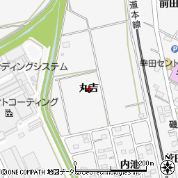 愛知県額田郡幸田町菱池丸吉周辺の地図