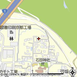 京都府八幡市上津屋里垣内7周辺の地図