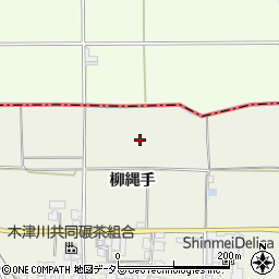 京都府城陽市上津屋三同寺周辺の地図