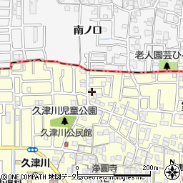 京都府城陽市平川野原34-63周辺の地図