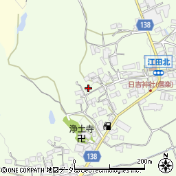 滋賀県甲賀市信楽町江田523-2周辺の地図