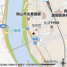 山陽新聞社　福渡支局周辺の地図
