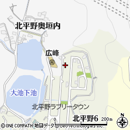 兵庫県姫路市北平野6丁目9-3周辺の地図