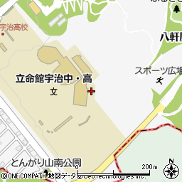 京都府宇治市広野町（八軒屋谷）周辺の地図