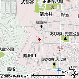 京都府八幡市八幡清水井192周辺の地図