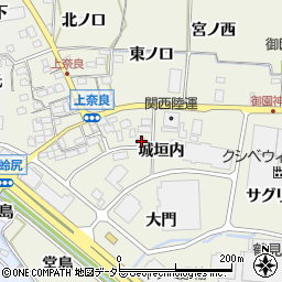 京都府八幡市上奈良城垣内40-4周辺の地図