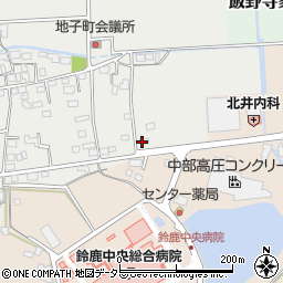 三重県鈴鹿市地子町141-1周辺の地図
