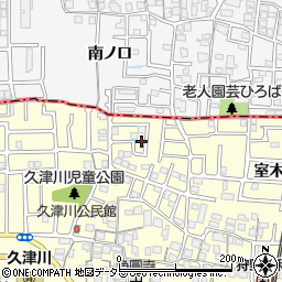 京都府城陽市平川野原34-29周辺の地図