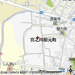大阪府高槻市宮之川原元町周辺の地図