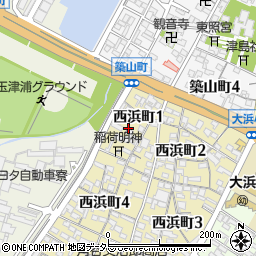 〒447-0843 愛知県碧南市西浜町の地図