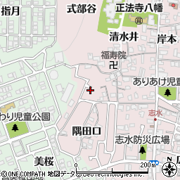 京都府八幡市八幡清水井212周辺の地図